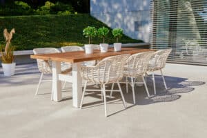 Cecilia spisestol - royal white/ivory 7 53573103 53611003 2