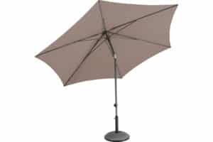 Alternative view of Solar easy-up parasoll Ø300 - taupe