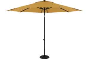 Solar Line parasoll Ø300 - black/curry yellow