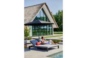 Eva solseng dobbel m/bord - Sunbrella flanelle 15 22644757 14165808 24050743 4