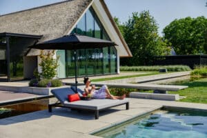 Alternative view of Solar Line parasoll Ø300 - black/black