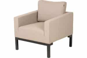 Leah sofastol - Sunbrella taupe chinè