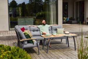 Alternative view of Stefano hjørnesofa med bord