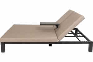 Eva solseng dobbel m/bord - Sunbrella Taupe Chiné 9 22644761 4