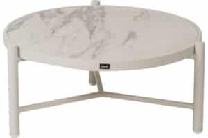 Nika sofabord Ø67 - Royal White