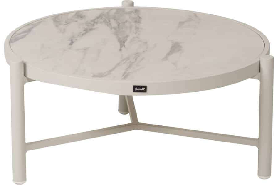 Nika sofabord Ø67 - Royal White