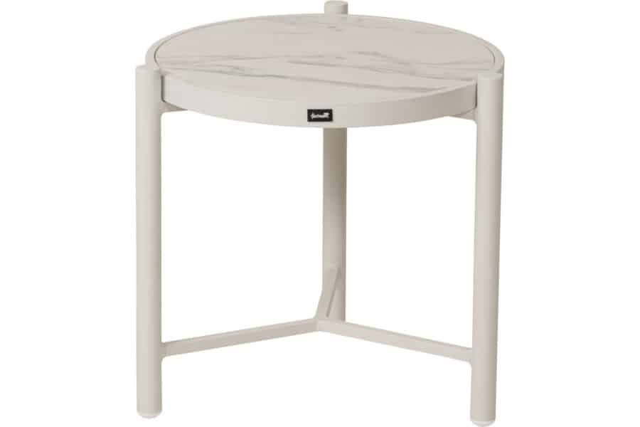 Nika sofabord Ø45 - Royal White