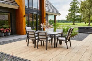 Comino og Ancona spisegruppe med 6 stoler - carbon black 7 72730008 72823708 72721708 1