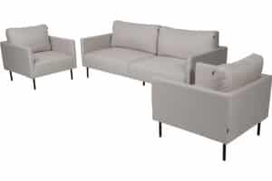Alternative view of Evita sofastol - sort/kalk