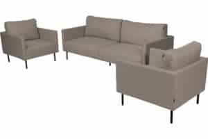 Alternative view of Evita sofastol - sort/brungrå