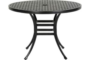 Alternative view of Preston spisebord Ø105 - Riven Grey