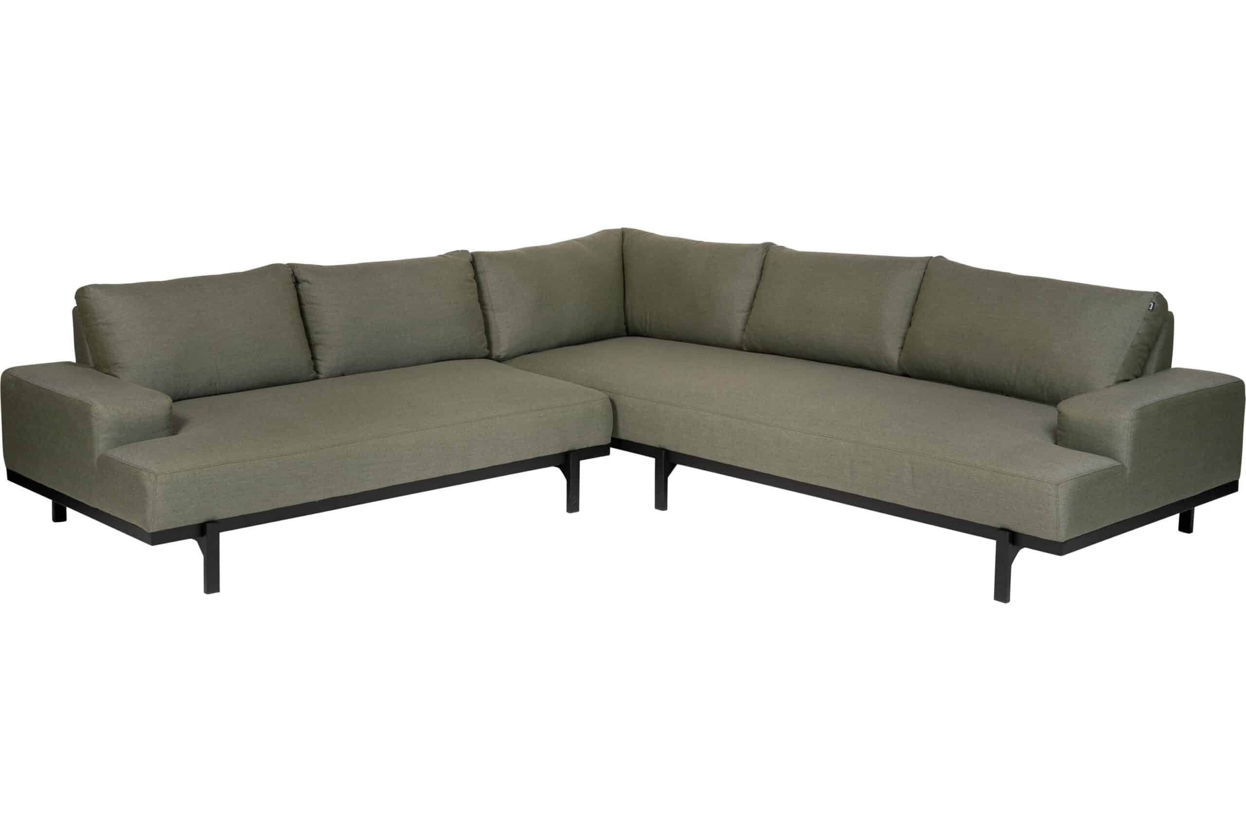 Lucas hjørnesofa - sort/Sunbrella bamboo 1 Lucas hjørnesofa - sort/Sunbrella bamboo