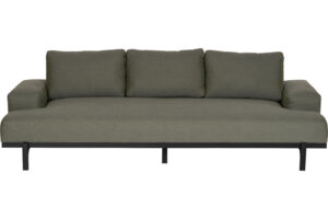 Alternative view of Lucas 3-seter - sort/Sunbrella bamboo