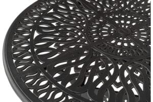 Alternative view of Amalfi spisebord Ø120 - Riven Grey