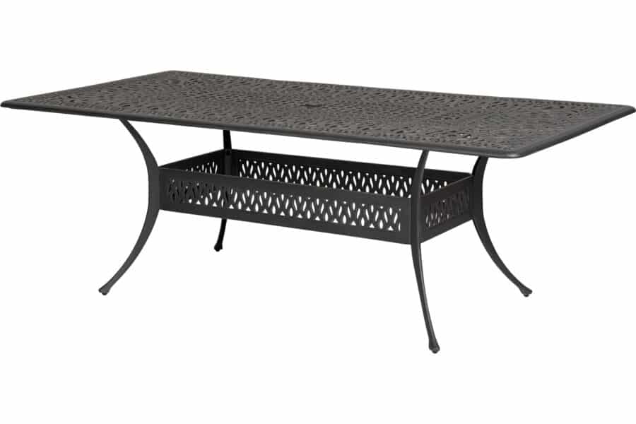 Amalfi spisebord 214x112 - Riven Grey
