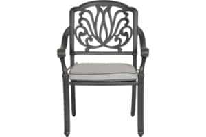 Alternative view of Amalfi spisestol - Riven Grey