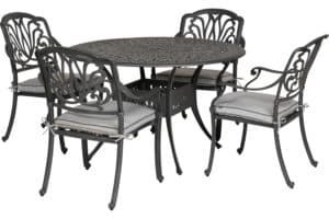 Amalfi spisebord Ø120 - Riven Grey 5 22490709 22485009