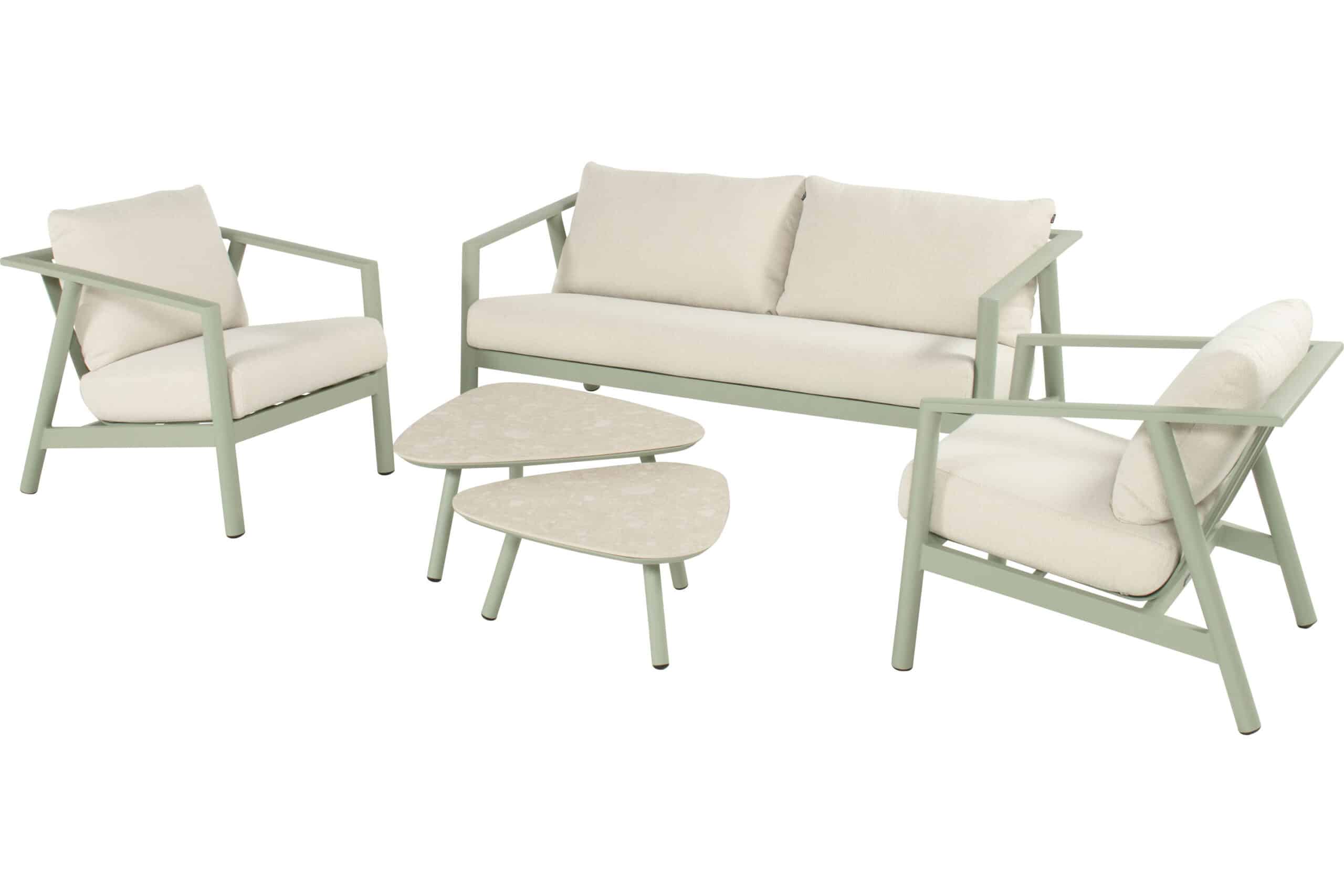 Rana sofagruppe m/bordsett - grønn 1 Rana sofagruppe m/bordsett - grønn