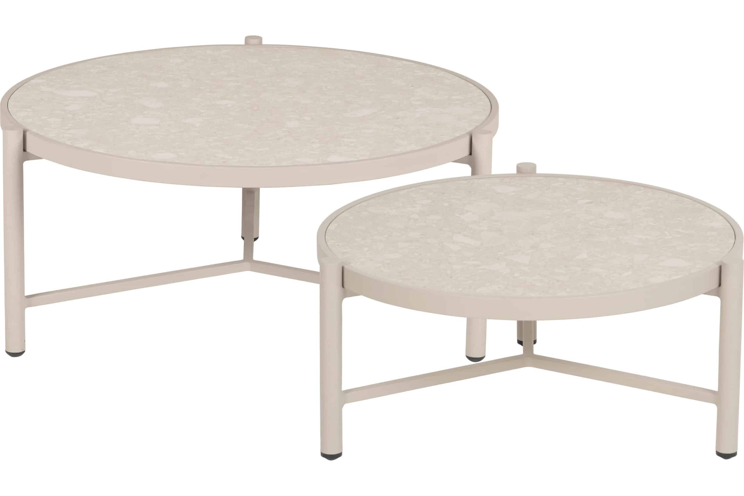 Nika sofabord Ø82 - Beige/Terrazzo 2 Nika sofabord Ø82 - Beige/Terrazzo - Bilde 2