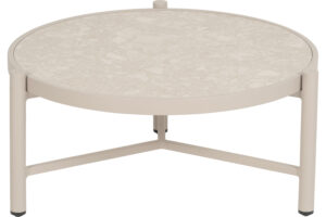 Nika sofabord Ø62 - Beige/Terrazzo