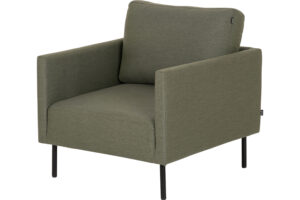 Celina loungestol black/sunbrella bamboo