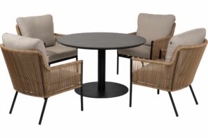 Alternative view of Cairo lounge/dining table Ø115
