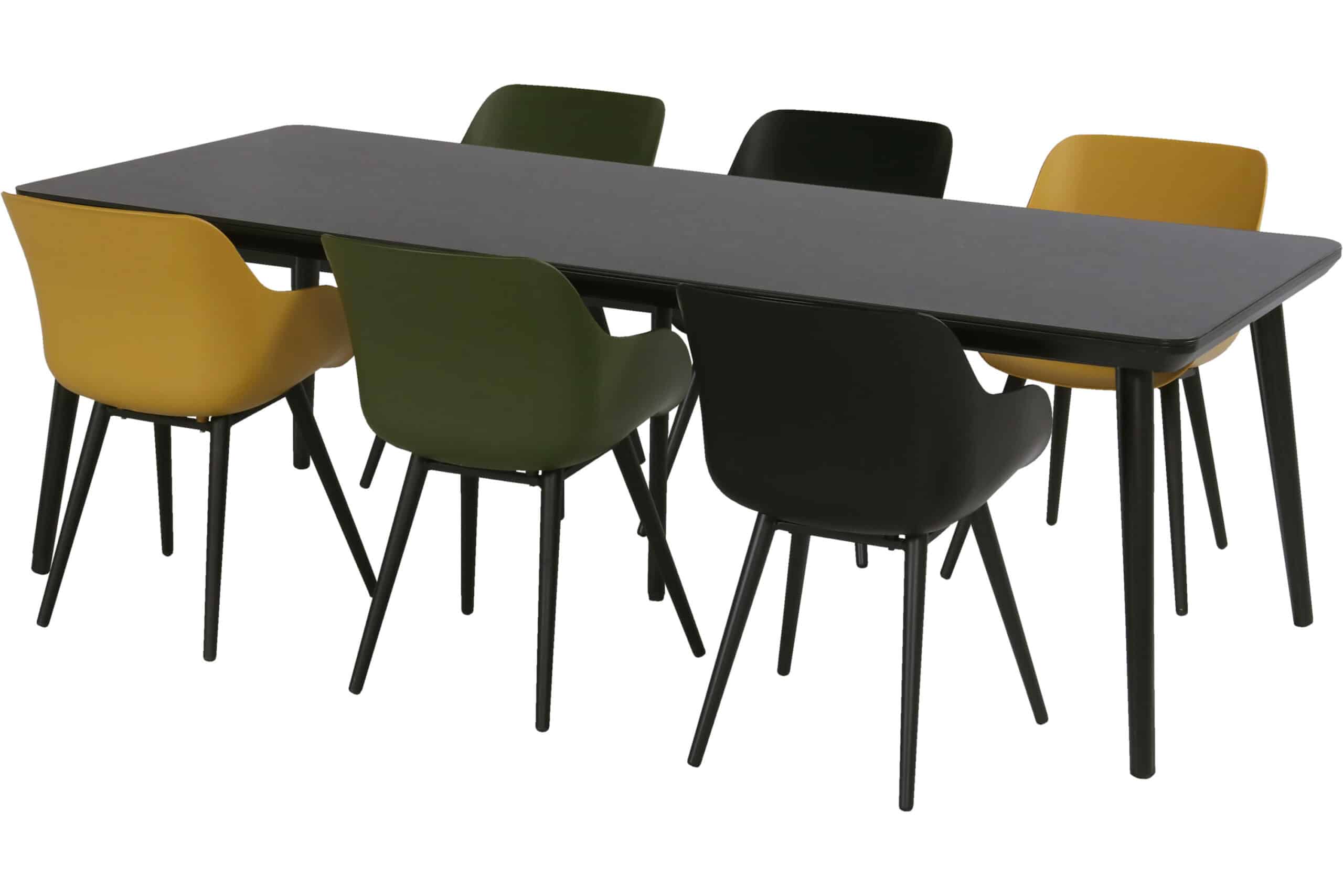 Sophie Studio HPL bord L240 - carbon black/black 2 Sophie Studio HPL bord L240 - carbon black/black - Bilde 2