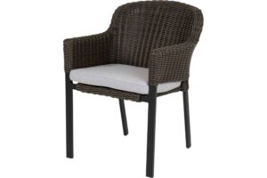 Cairo spisestol - black/terracotta