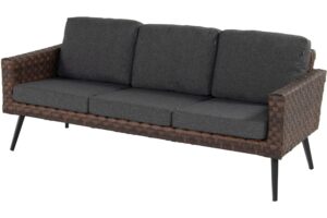 Malta 3-seter sofa - leather brown