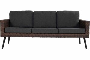 Malta 3-seter sofa - leather brown - Bilde 2