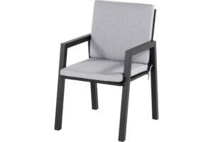 Ancona spisestol - carbon black